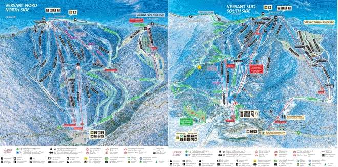 Mont Tremblant Trail Map (Click the image to view the interactive Trail Map)