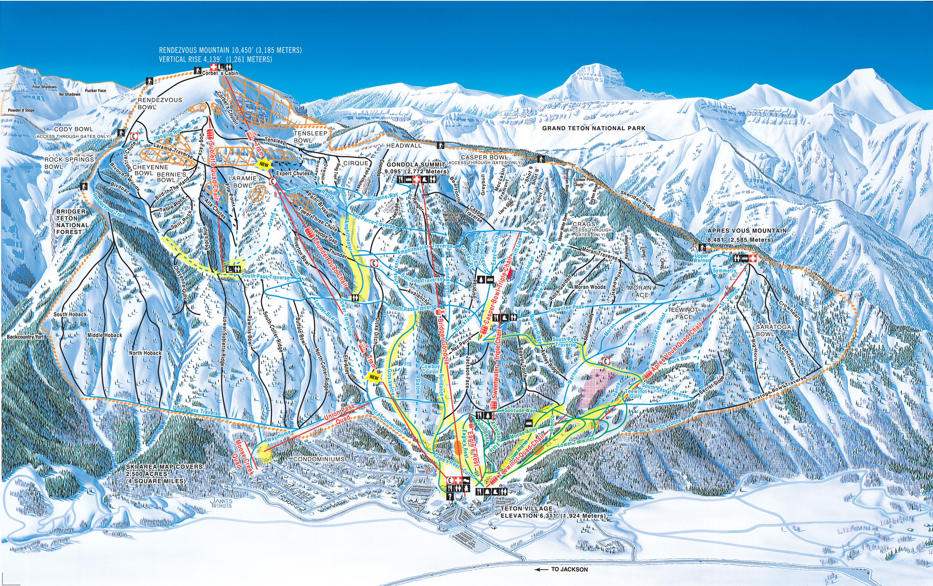 Trail Map Whistler